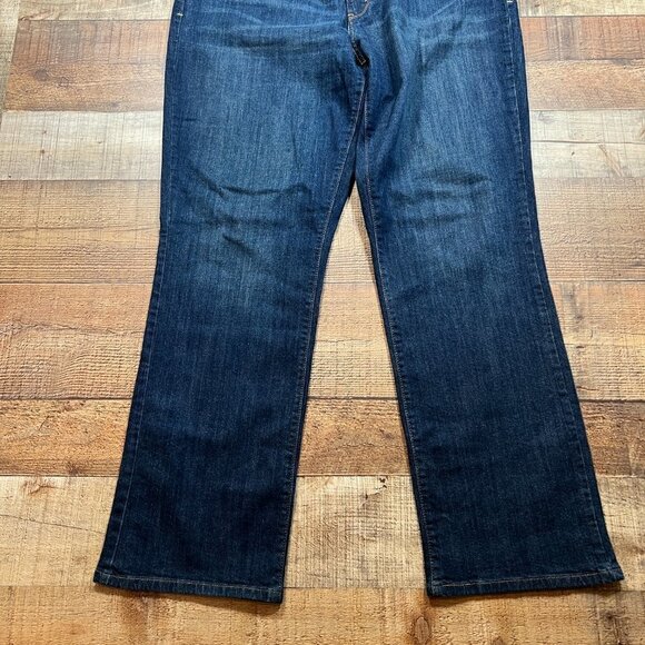 Women's 505 Straight Leg Dark Wash Levi's size 16M - Picture 2 of 7